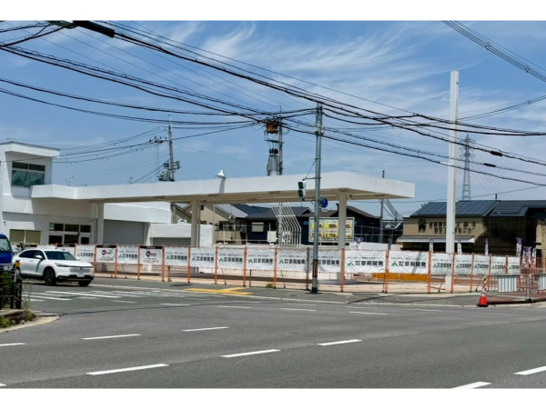 上植野ガソスタ跡